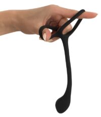 anello-fallico-doppio-sex-toys-con-fallo-anale-in-silicone-nero-black-cock-ball-ring-plug
