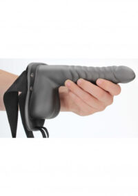 fallo-cavo-indossabile-ribbed-hollow-strap-on-with-balls-8-21-cm-gun-metal