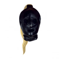 maschera-con-coda-mask-with-blonde-ponytail-black